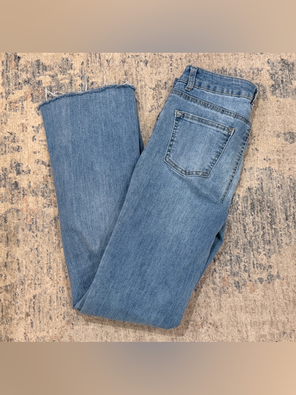 FINAL PRICE BBJ Light Wash Distressed Bootcut Jeans